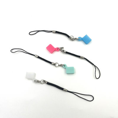 무해한 휴대용 실리콘 USB 덮개 반대로 먼지 빨간 파란 백색 색깔
