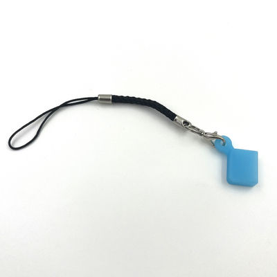 무해한 휴대용 실리콘 USB 덮개 반대로 먼지 빨간 파란 백색 색깔