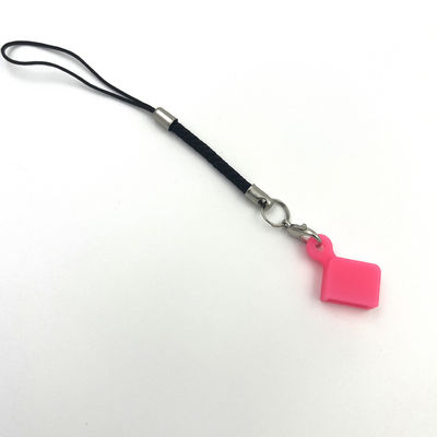 무해한 휴대용 실리콘 USB 덮개 반대로 먼지 빨간 파란 백색 색깔