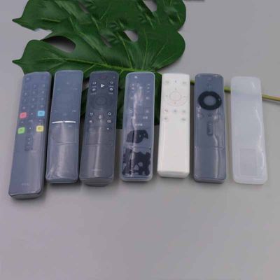 다양한 스타일 명백한 텔레비전 원격 에어컨 원격 조종 제어장치 실리콘 보호 커버 / 경우 / 소매