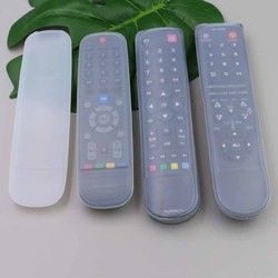 다양한 스타일 명백한 텔레비전 원격 에어컨 원격 조종 제어장치 실리콘 보호 커버 / 경우 / 소매