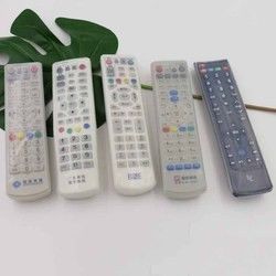 다양한 스타일 명백한 텔레비전 원격 에어컨 원격 조종 제어장치 실리콘 보호 커버 / 경우 / 소매