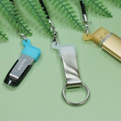 무취 내유성 실리콘 USB 포트 덮개, 휴대용 USB 실리콘 모자
